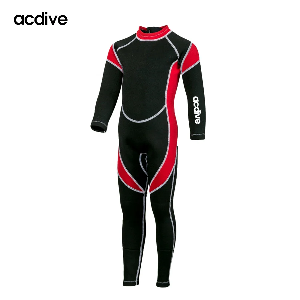 Factory Customized Children Kids 3mm Neoprene OEM ODM Surfing Swimming Snorkeling Full Wetsuit