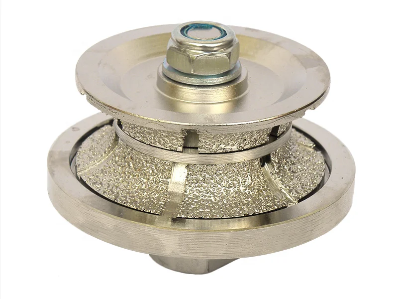 Vacuum Brazed Profile Wheel diamond router bits for cnc machine