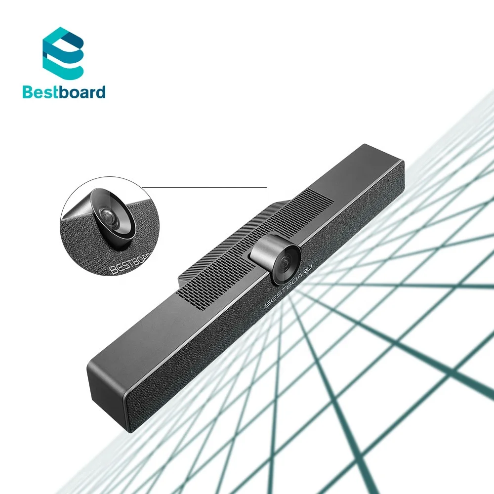 
Video Conferencing Endpoint 8 Meters Sounds Pickup Soundbar FOV 120 12MP Webcam Business Meeting and Teaching Equipment 