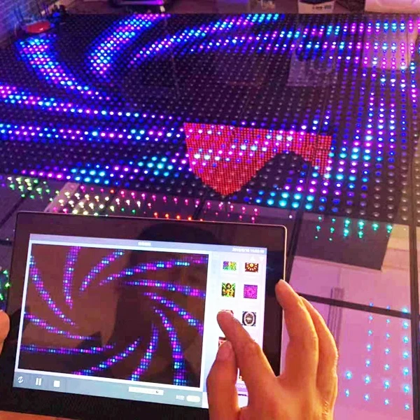 СВЕТОДИОДНЫЙ танцпол Sunfrom RGB Беспроводной Магнитный цифровой пиксельный