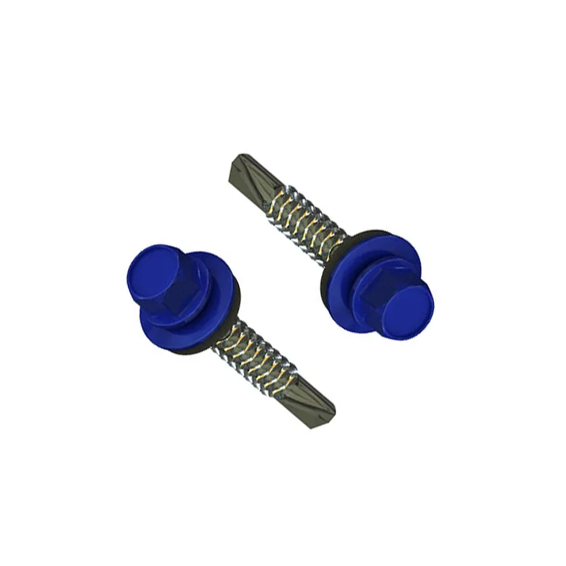 Roofing Screw Ss Fasteners Manufacturers Metal Roofing Screws With Rubber Hex Washer Head Self Tapping Roofing Screws