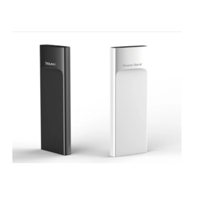 Houny hot product fashionable polymer battery 3600mAh mini portable power bank with LED display customized for smartphone