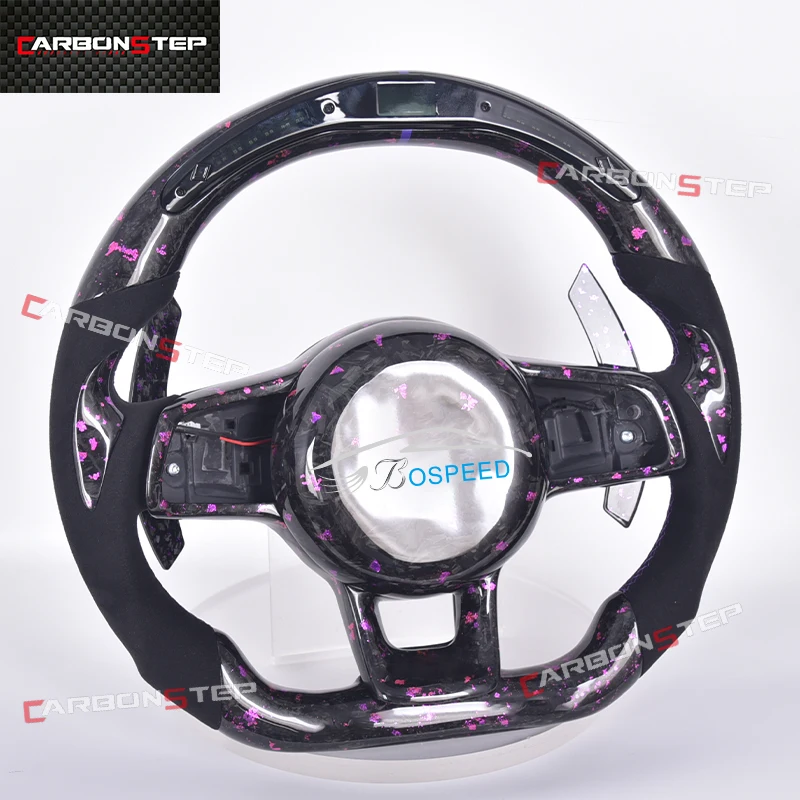 For Volkswagen VW Golf MK7 GTI Golf R Golf 7 Carbon Fiber Steering Wheel 2015 2016 2017 2018 2019