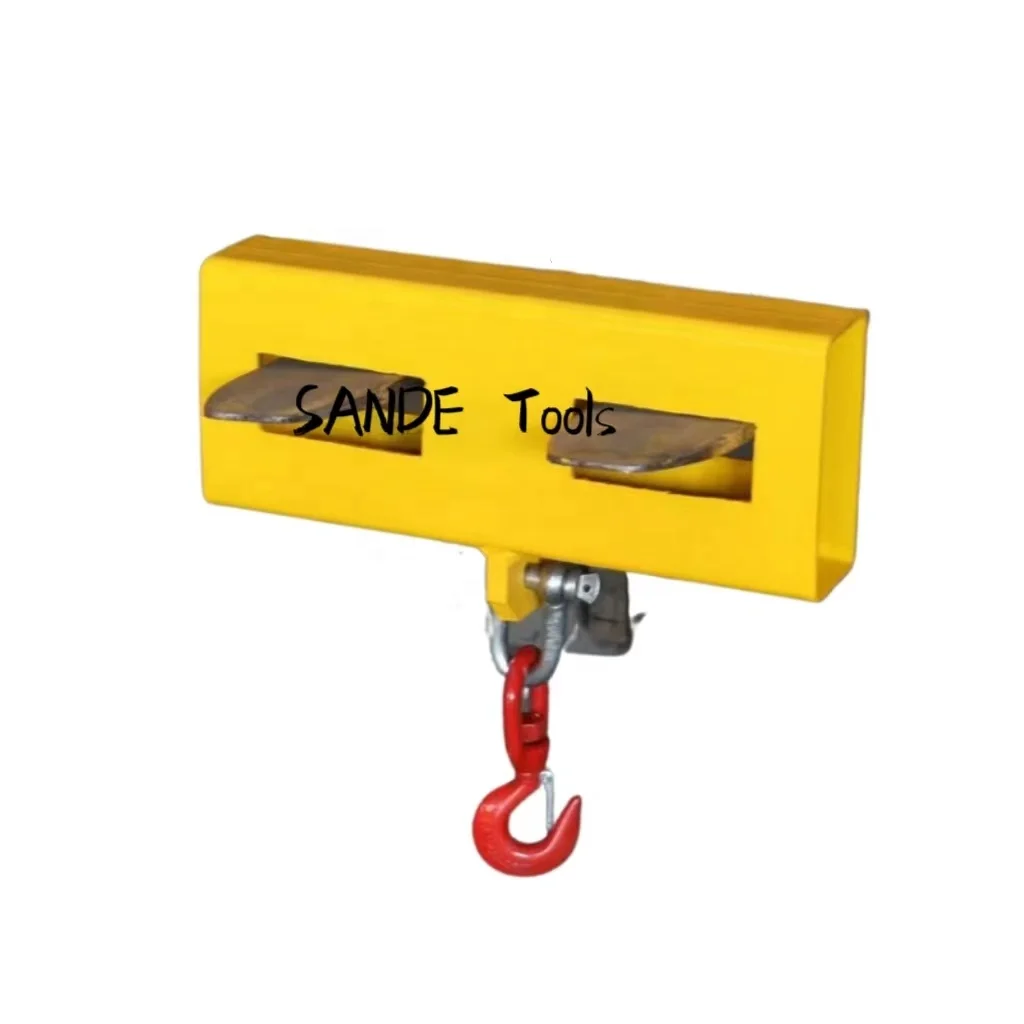 SANDE Hot Sale Rotating Forklift Attachment Forklift Lifting Hoisting Fork Hook
