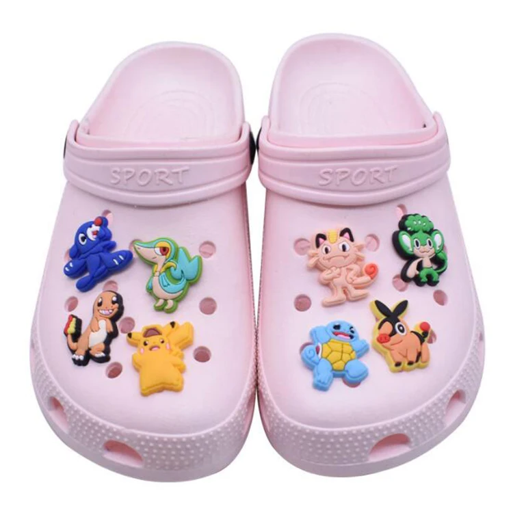 Fast delivery Cute Cartoon Super Cool Shoes Accessories Shoe croc charms Decorations Fit Croc Charms Children Party Presents