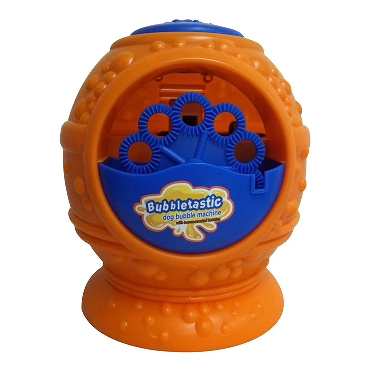 Kids party toy round  easy operation hurricane bubble maker 10 blades plastic high output portable dogs whirlwind bubble machine