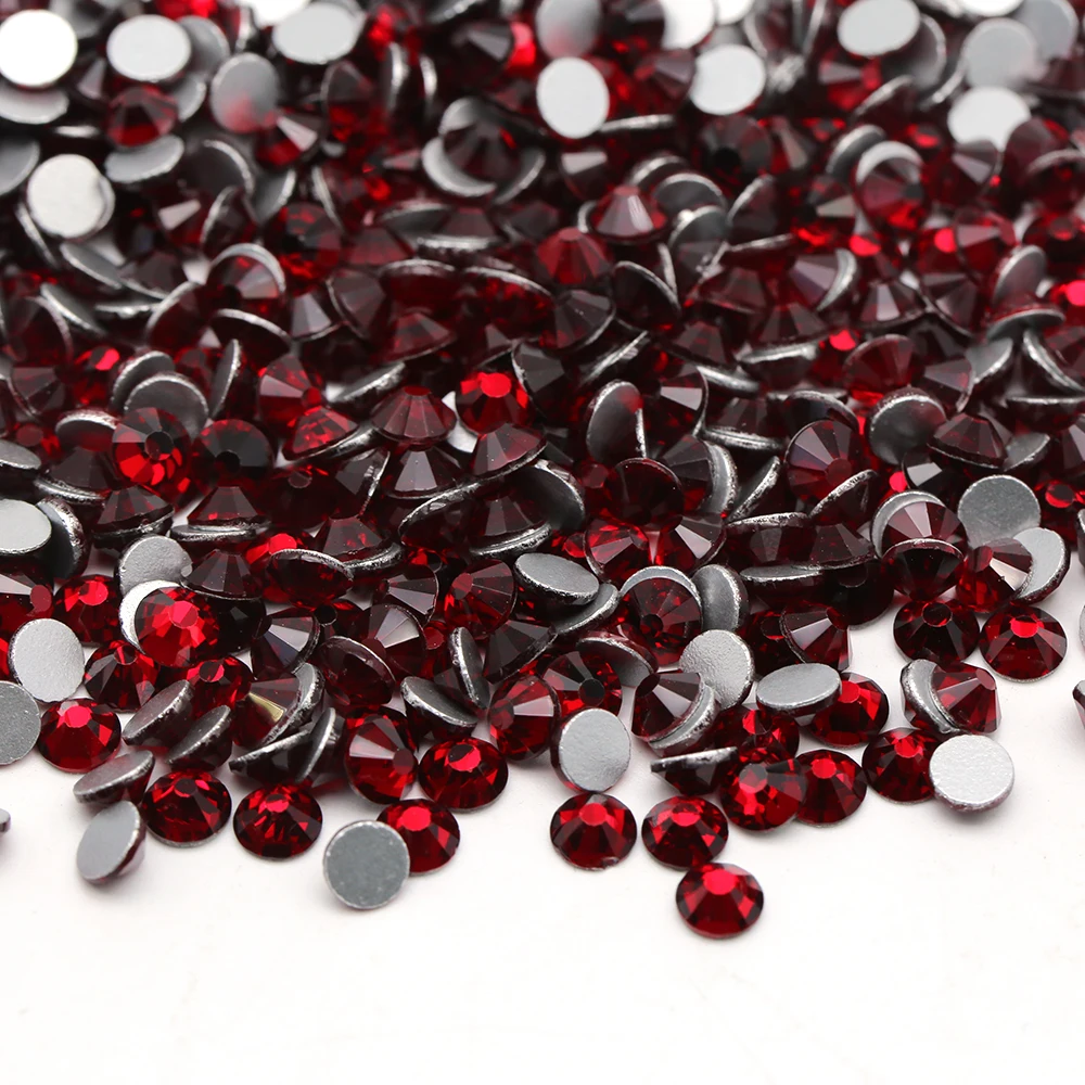 XULIN SS30 288pcs/bag Hyacinth Color Non Hotfix Glass Loose Rhinestone Beads For  Garment Accessories