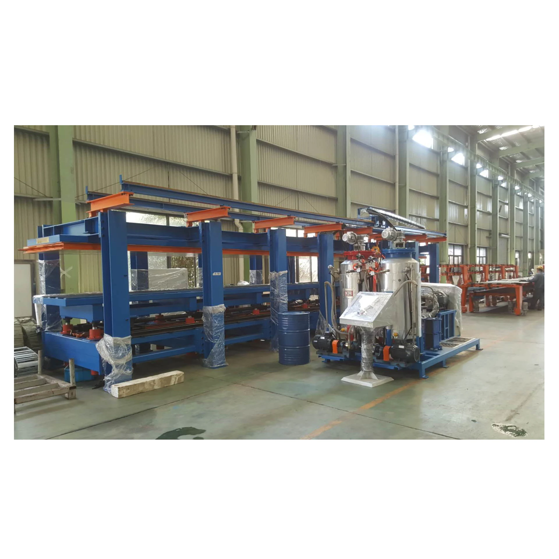 Excellent Quality and Reasonable Price Discontinuous PU Sandwich Panel Production Line
