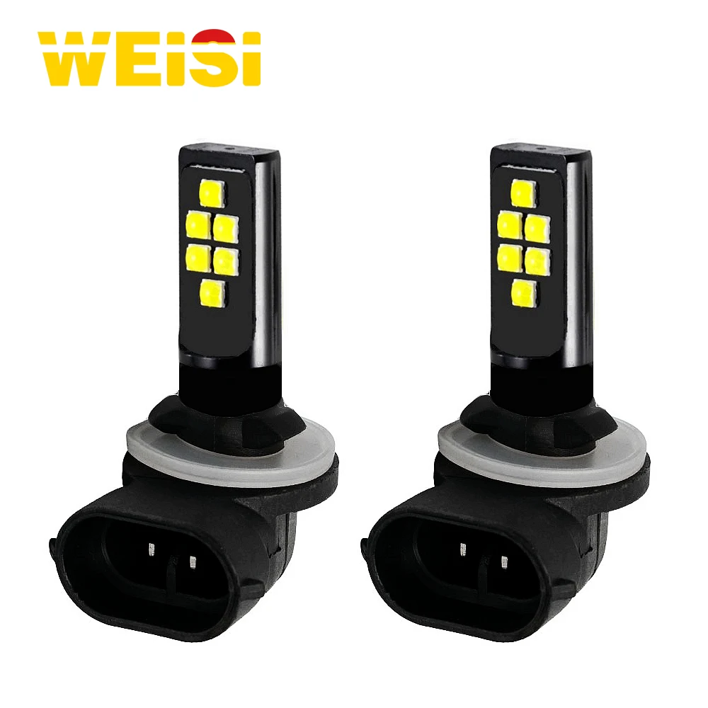 881 12LED 3030 car led fog light bulb H3 H1 880 881 12smd 3030 auto car led light 880 H1 H3 881