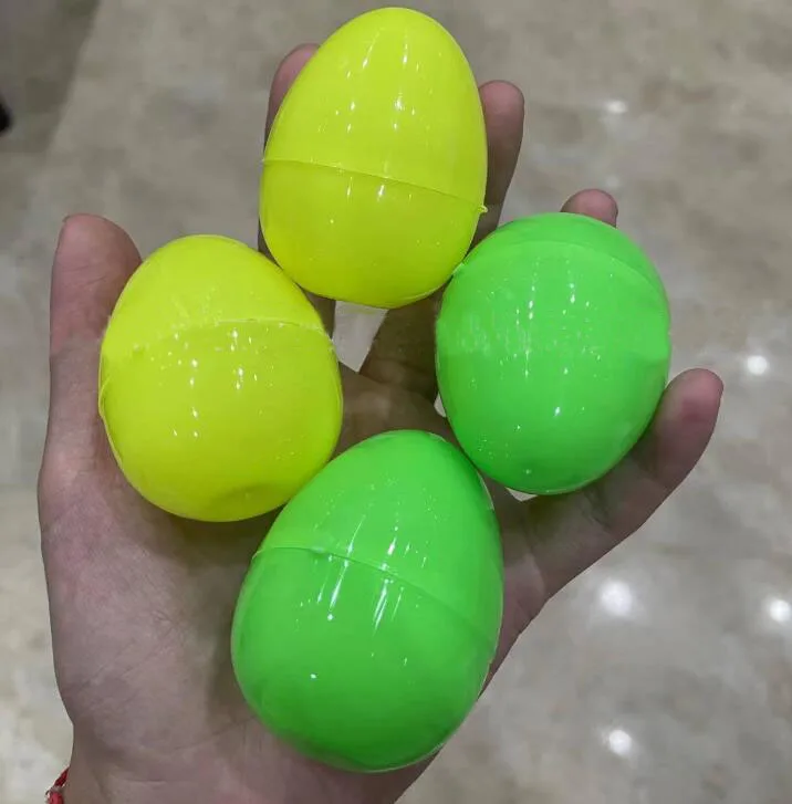 Пасхальная красочная пластиковая коробка для яиц пасхальных игрушек из ПП в виде яичной скорлупы