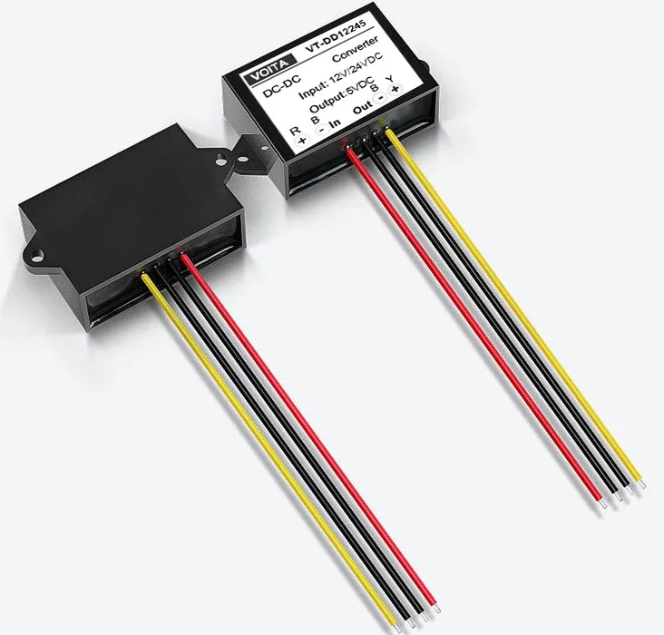 Low price 5w 12 volt 24 volt to 5 volt 1a dc step down converter for vehicles