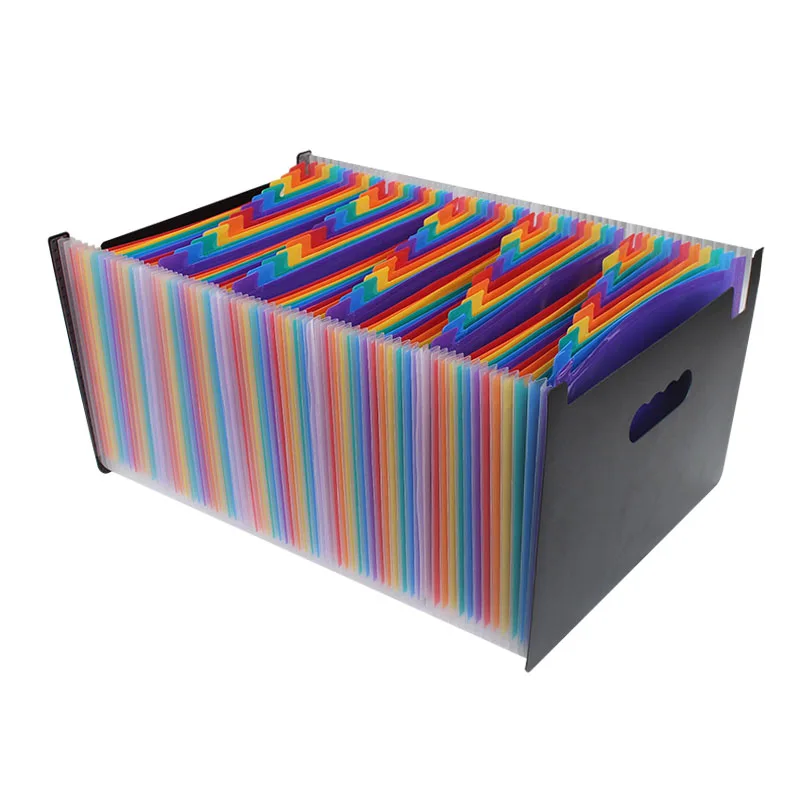 A3 Executive Manila Plastic Box Expanding File Folder For Business