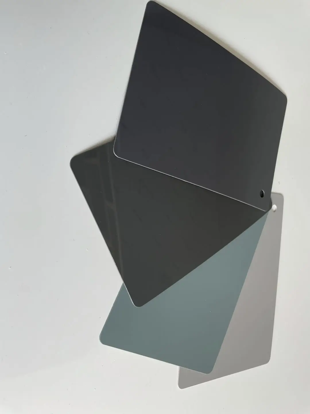 BK00567 High glossy black PET laminated plywood for kitchen