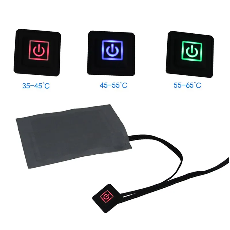 Custom Size Resistance Waterproof Flexible Electric Heating Electric clothes Graphene heating element