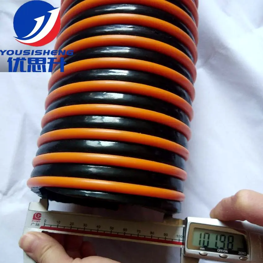 China supplier 102mm  Wear-resistant  Plastic reinforced Strengthen the material conveying hose