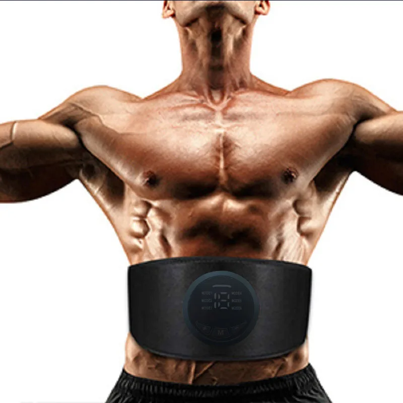 Abdominal Muscle Stimulator Electro Muscle Stimulation Body Slimming Massager Fitness Equiment EMS Trainer Waist Support Belt