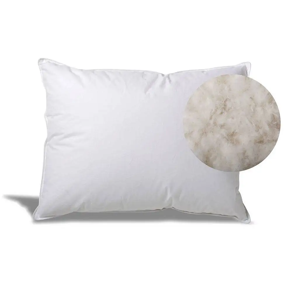 Wholesale Soft and Supportive Cotton Three Layer Duck Down Feather Pillow For Sleeping
