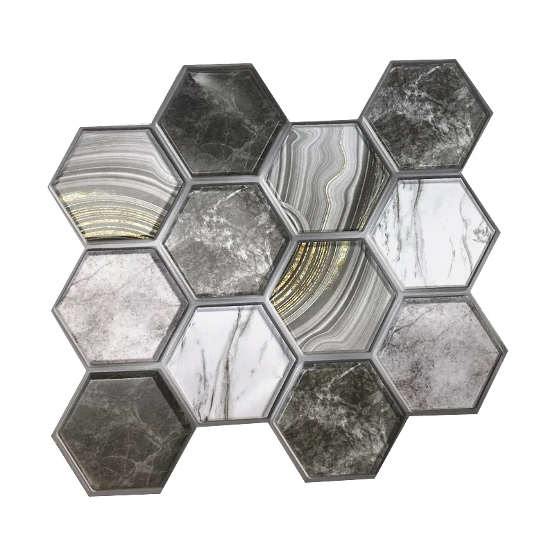 3D faux PVC brick wall panels new style  PVC self adhesive wallpaper Mositureproof Waterproof wall