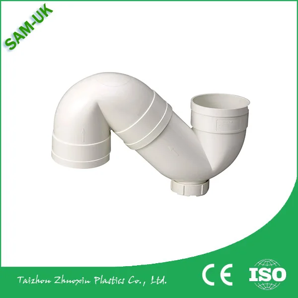 50-110 SAM-UK factory produce customizable size DWV s-trap plastic pipe fittings pvc pipes and fittings
