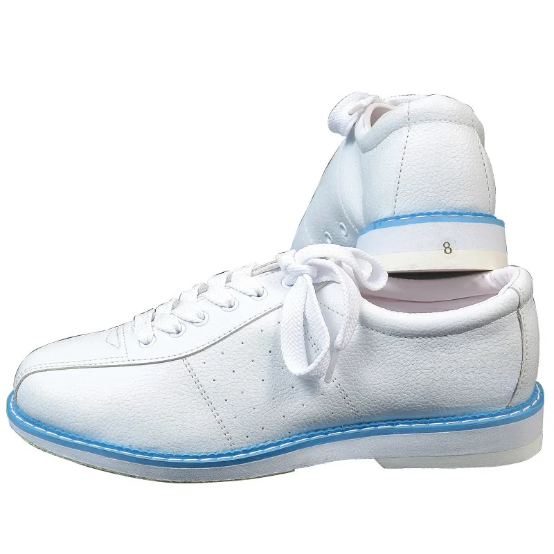 All White Bowling Shoes for Men and Women for Beginners Non-Slip breathable  Fashionable and Comfortable