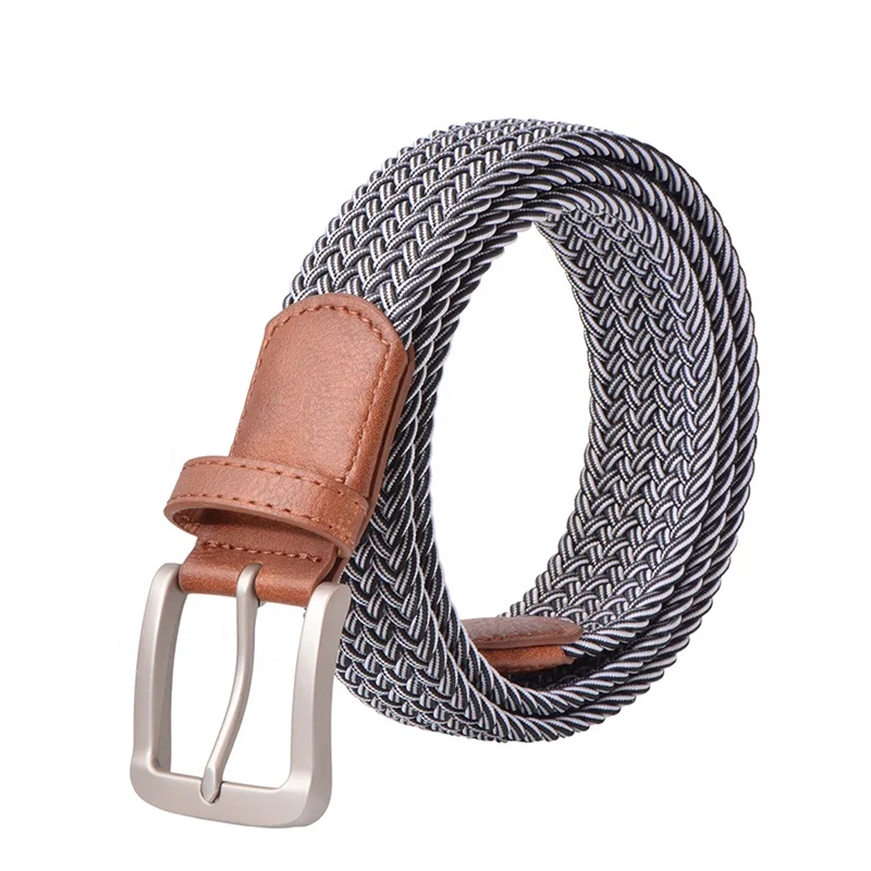 YWHCHI Stretch Woven Belt, Men & Women Multi-Color Elastic Braided Belt, for Jeans casual Pants Flexible Weave Golf Belt