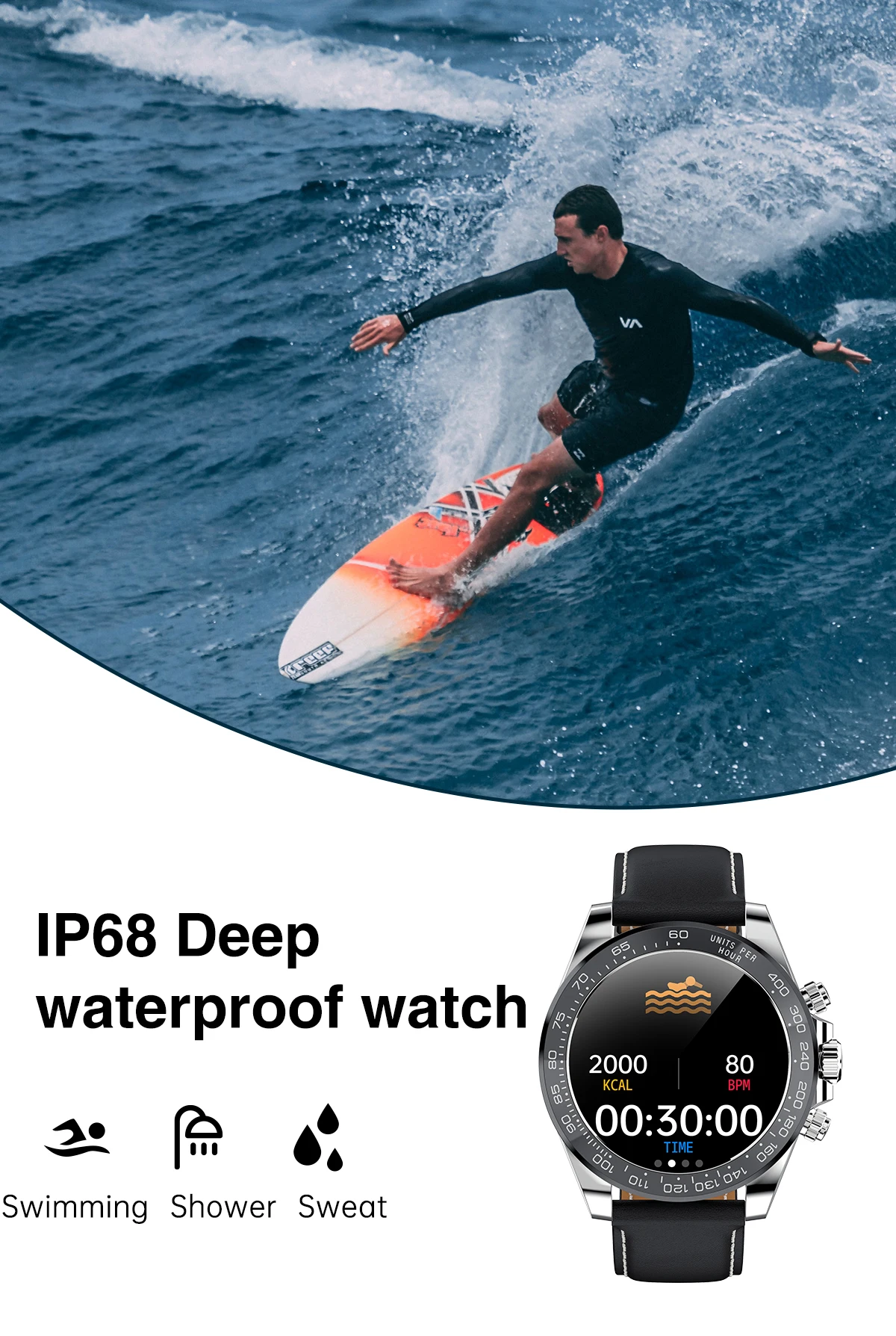 Newest Design 1.3 Inch Round Screen Fashion Smartwatch Aw13 Waterproof Fitness Wearable Device Smart Watch Aw13