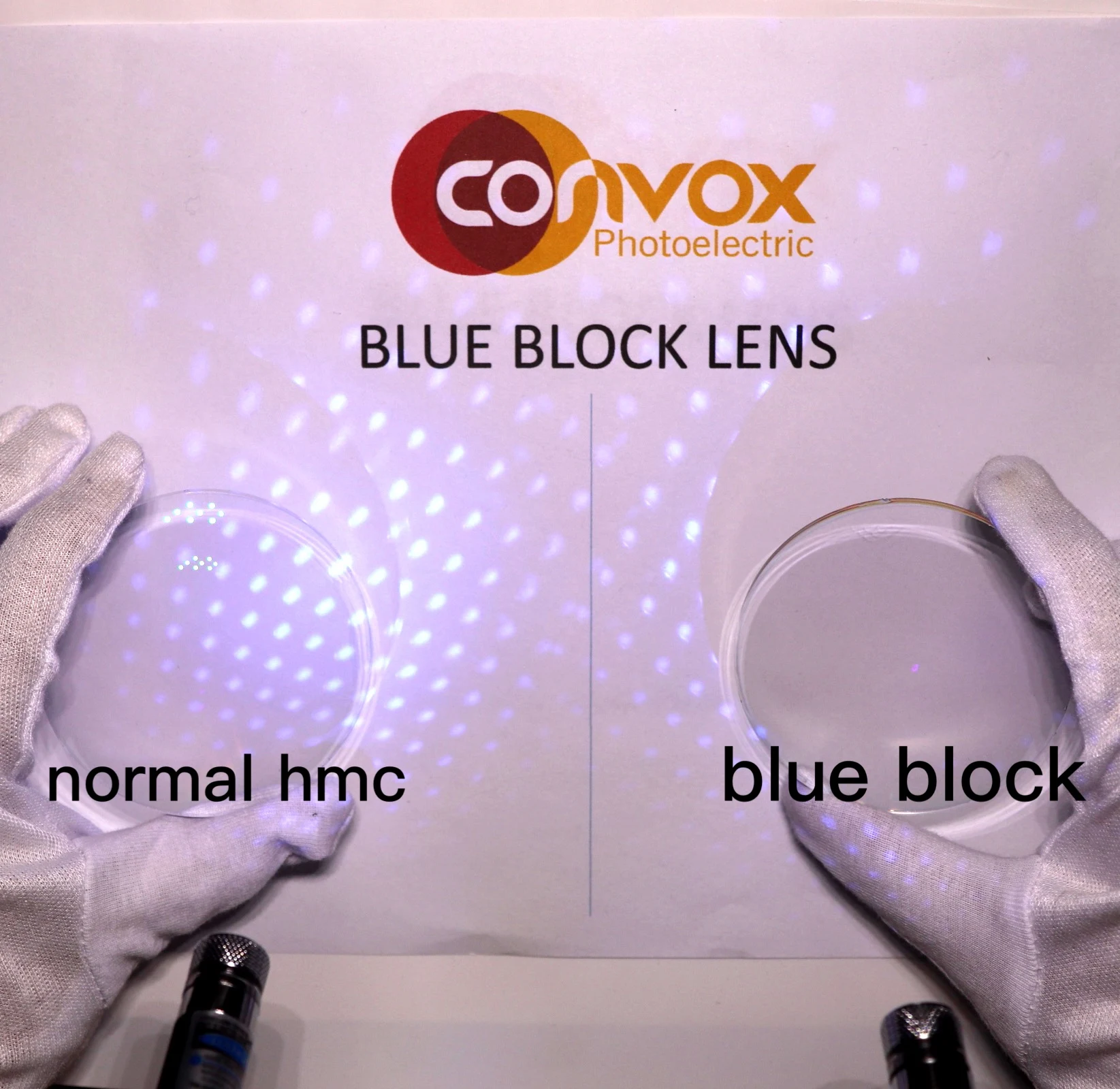 CONVOX Wholesale Factory Price 1.56 1.49 Blue Cut UV420 Bifocal Round Top Blue Block Glasses Optical Lens