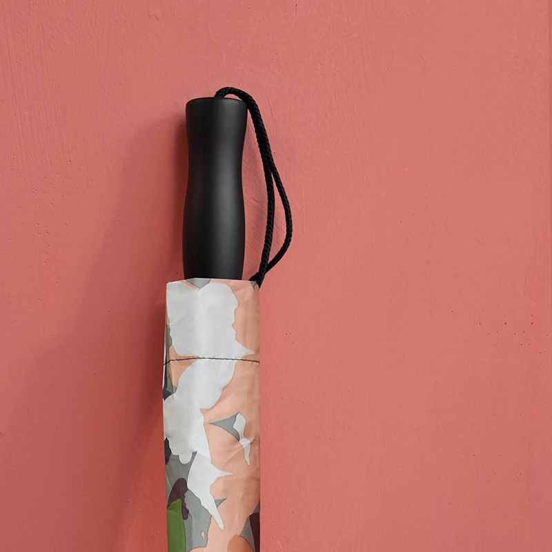 30 Inches storm proof sun block custom full printing helmet shape umbrella