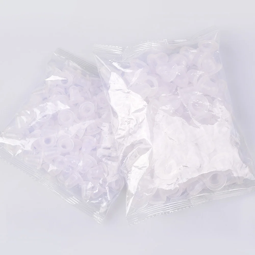 100Pcs soft Microblading Tattoo Ink Cup Cup Pigment Silicone Holder Container S/L For Needle Tattoo accessory supply