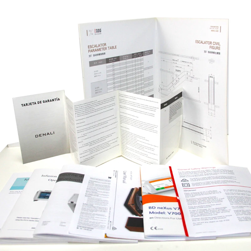 Oem изготовленный на заказ инструкция бумага catalogu типографские и переплетные работы службы с хорошим