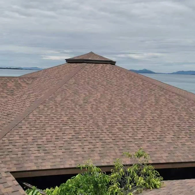 Hot sale cheap high quality forest green asphalt shingles rectangle square roofing tiles with low price philippines