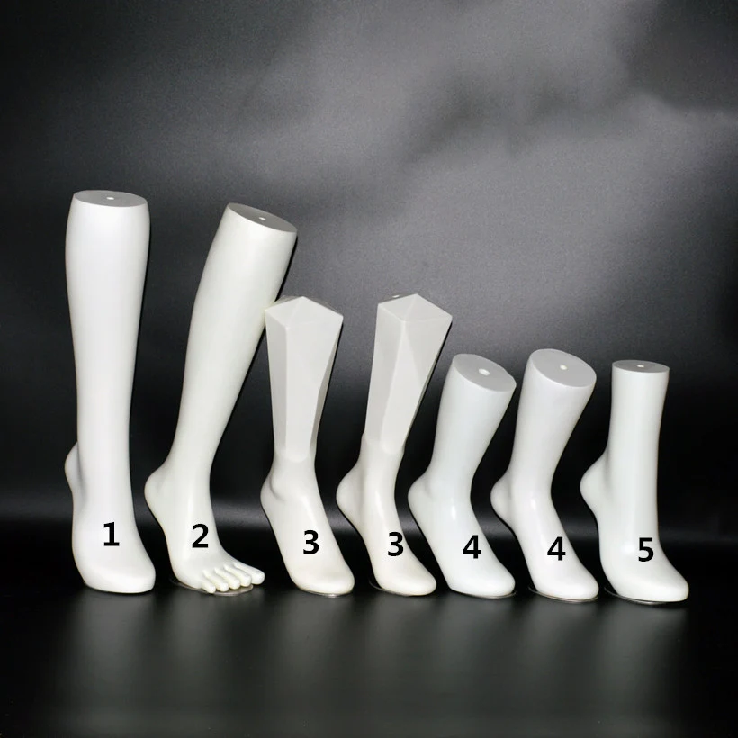 High Heel Foot Mannequin Plastic Female Foot Mannequin Display Shoes Football Training Foot Mannequin for Socks