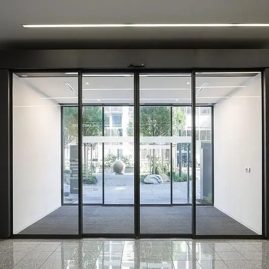 GEDELI High-End Double-Layer Tempered Glass Sliding Door Refined Aluminum Frame Indoor And Outdoor Universal Customizable