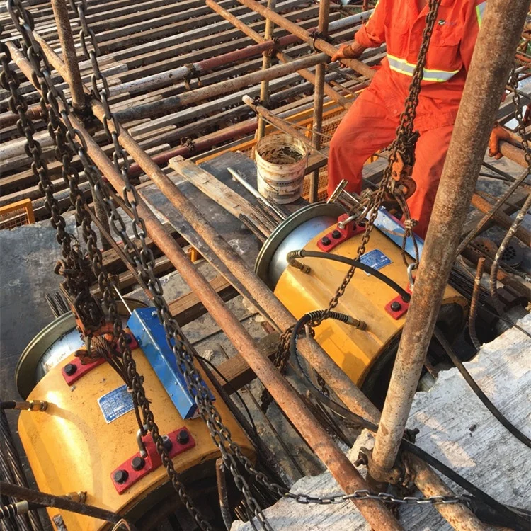 YCW Series Hydraulic Prestressed Post Tension Double Acting Stressing Hollow Jack