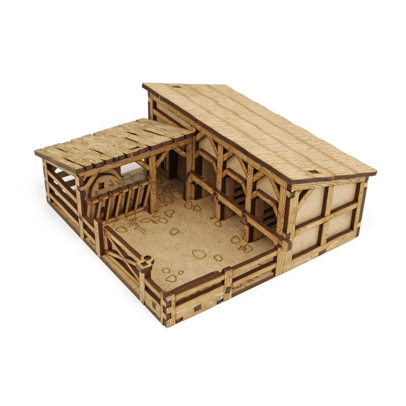 Laser Cut RPG game Wood DND Dungeons Dragons Fantasy pathfinder terrain DND minis minitures Statuette anime figures characters