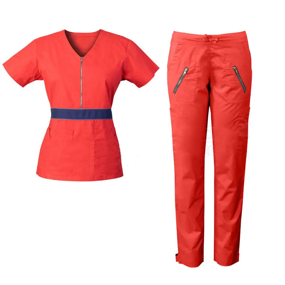 Short sleeve jogger ultra soft nursing scrub set scrubs uniforms sets sexy fashion jumpsuit