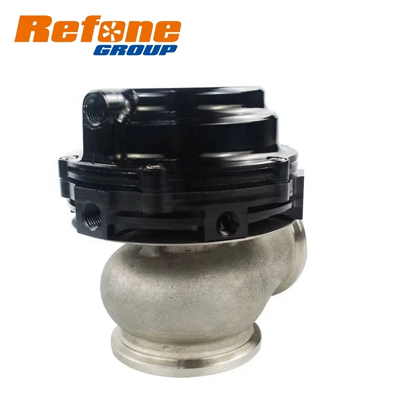 Turbo BOV 44mm Wastegate V-Band Flange 50mm Blow Off Valve BOV Black 17PSI/14PSI