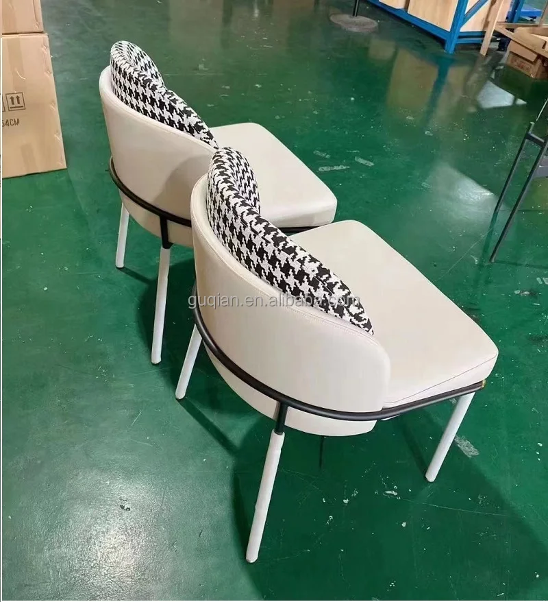 Modern Designer Dutch Velvet Sherpa Chair Living Room Dining Hotel Cafe Kitchen Workshop Leisure Style Guest Restaurant Chair