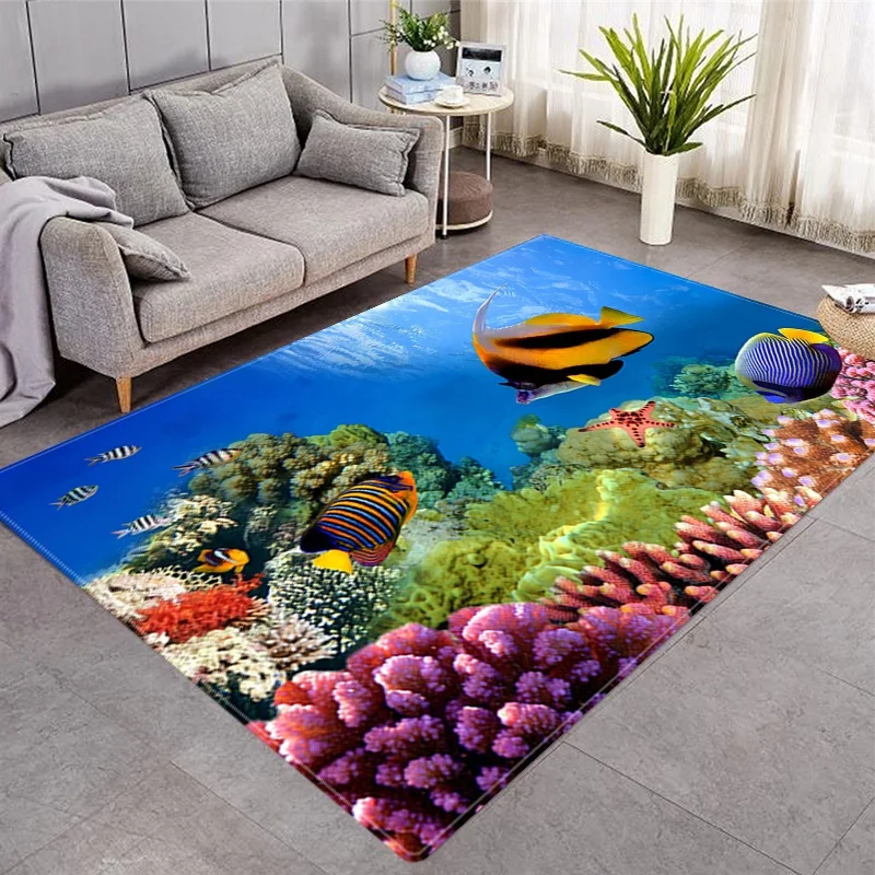 3d Modern Design Area Rug And Mat 3d Polyester Soft  landscapes  Carpet  40x 60cm(16x24inch) 12mm thickness