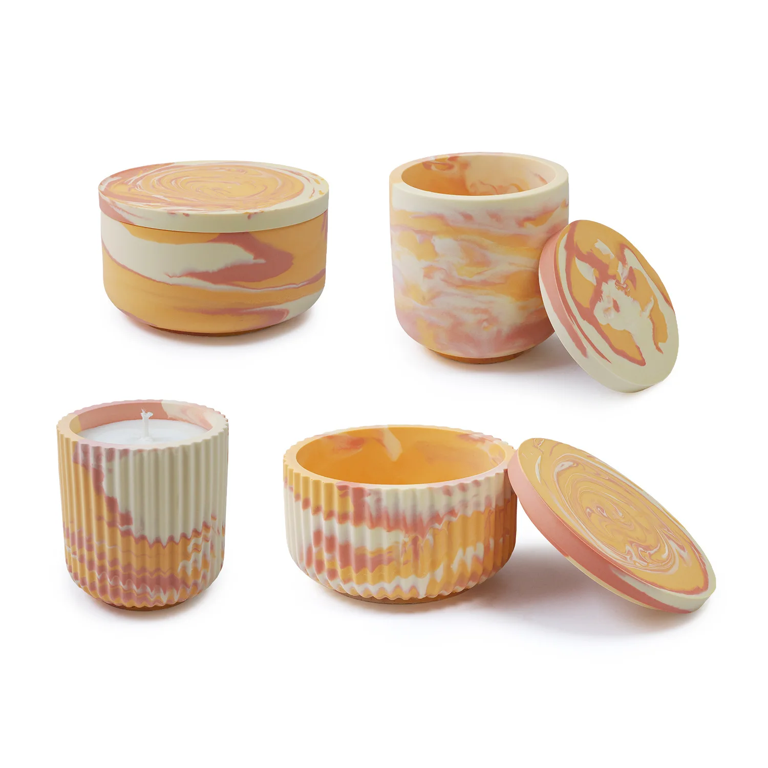 Homemade Candles Silicone Mold Wholesale DIY Candle Resin Mold  DIY Candle Making Mold