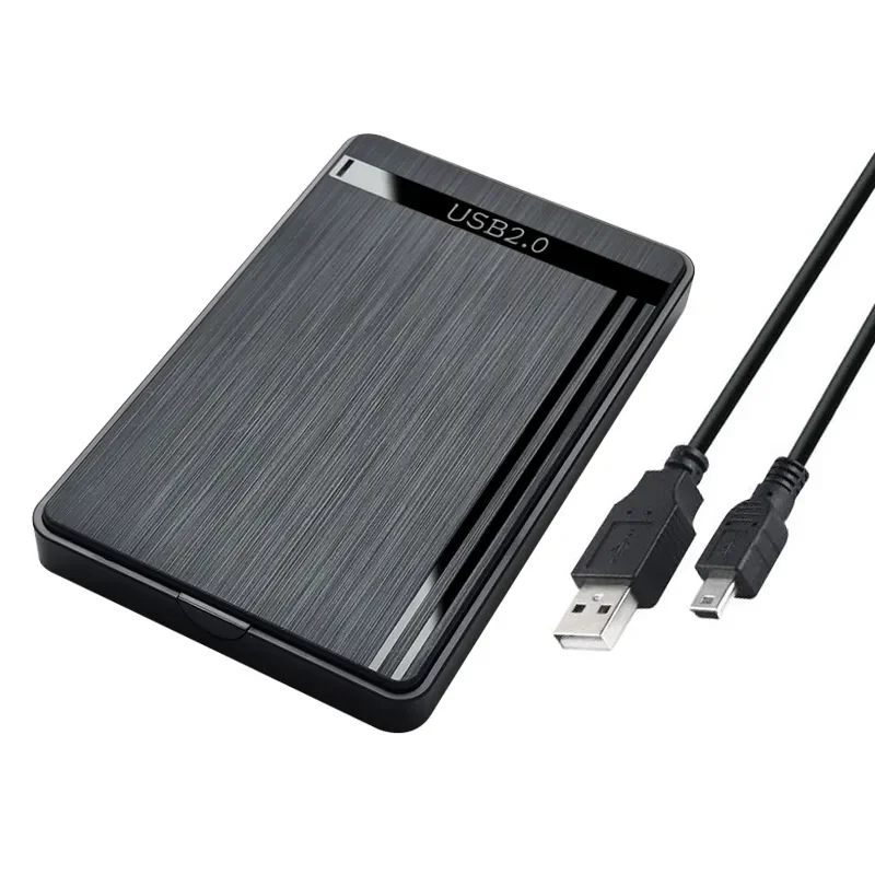 Tool free external case 2.5 hdd usb 2.0 hdd enclosure usb 2.0 2TB External Mobile Hard Disk Box
