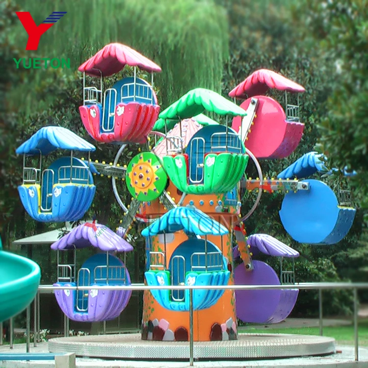 Professional Manufacturer Theme Park Games Equipment Double Kiddie Ferris Wheel For Sale