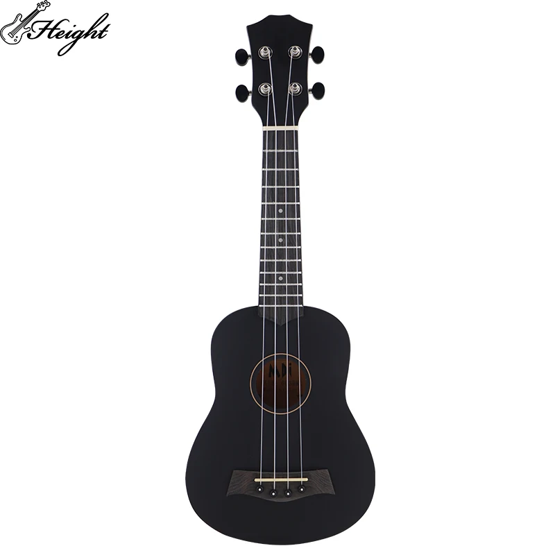 21 inches Black Ukulele Linden wood Back composite wood Fingerboard ukulele tenor ukulele acoustic guitar