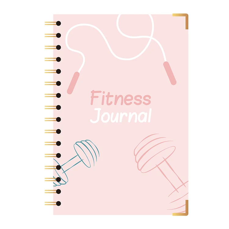 Fast Delivery in Stock Custom pink Hardcover Journal B5 A5 Spiral Planner 2025 Notebook