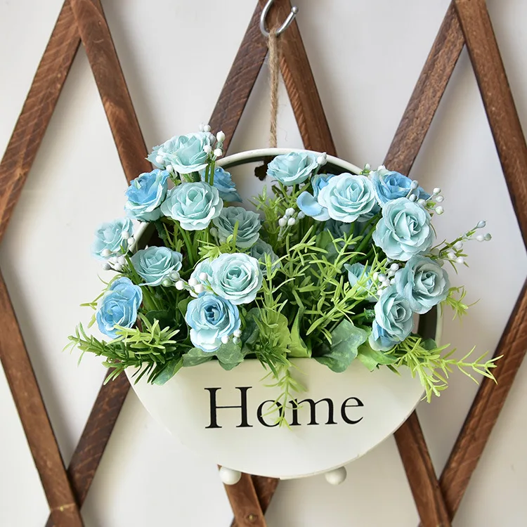 Современный круглый железный настенный футляр для декора гостиной бонсай Ресторан подвесная корзина цветочный горшок сочная ваза из стекла