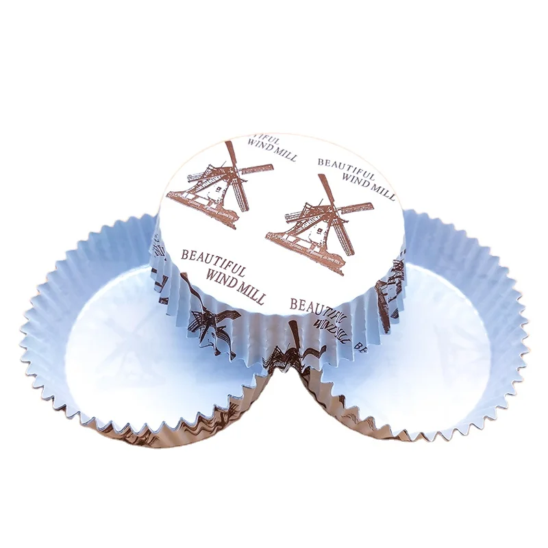 Круглая Бумажная чашка для кексов, 8 см * 3 см, чашка против жира, бумажная форма для торта, индивидуальные вкладыши для капкейков для оптовой продажи