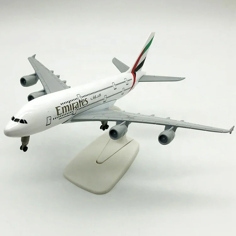 Принимаем OEM индивидуализированные модели самолетов авиакомпании Emirates A380 отливка 16 см и 20 сувениры для