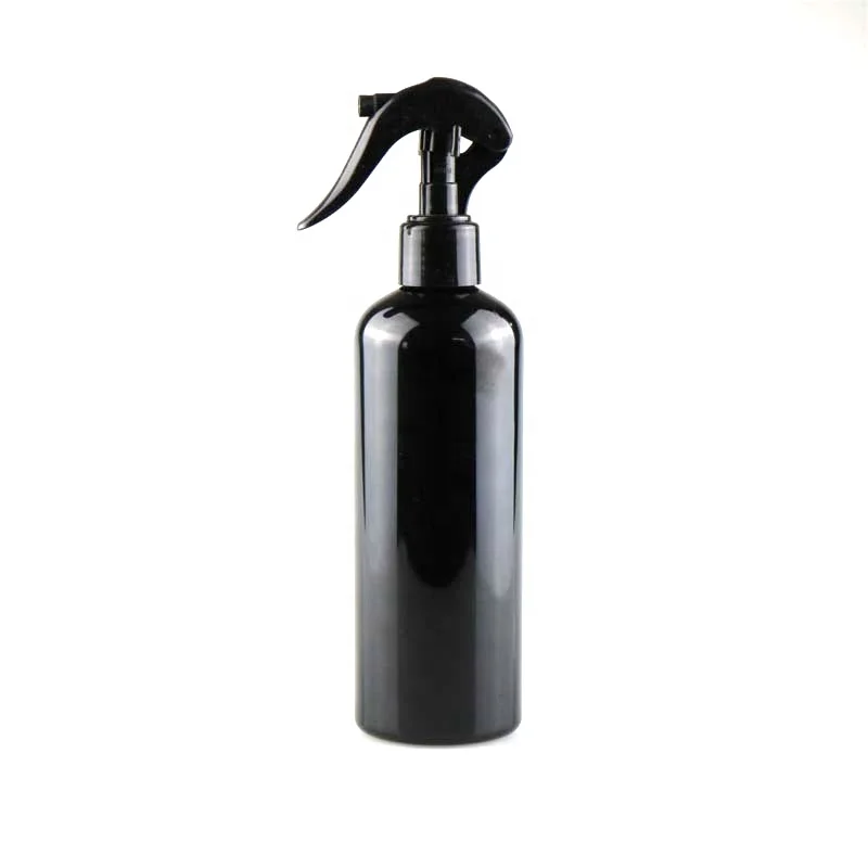black plastic bottles 300ml spray bottle 10 oz empty plastic trigger spray bottle