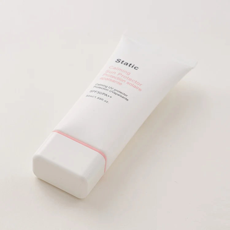 Oval shape plastic summer sunscreen cream container cosmetic packaging plastic tube