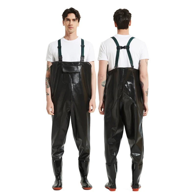 new waterproof breathable camo neoprene fly fishing chest wader with boots